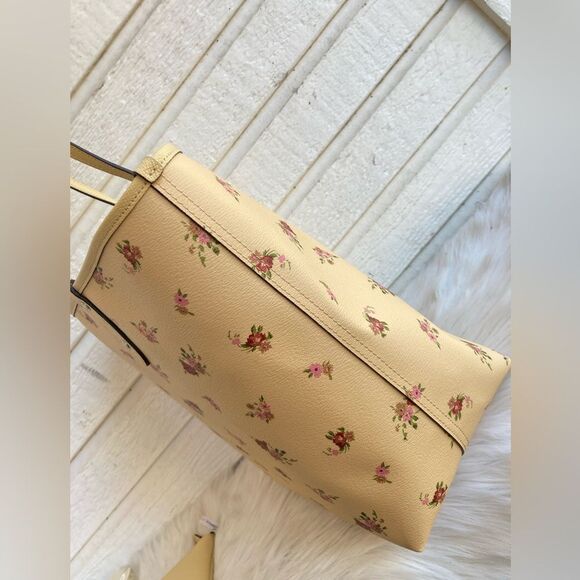 NWT | COACH Disney Mickey Floral Reversible Tote + Pouch + Wallet Ava City Metro - Picture 6 of 11